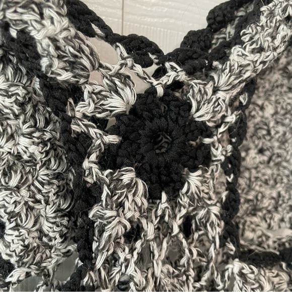 Handmade knit dress / cover up one size - Picture 4 of 7